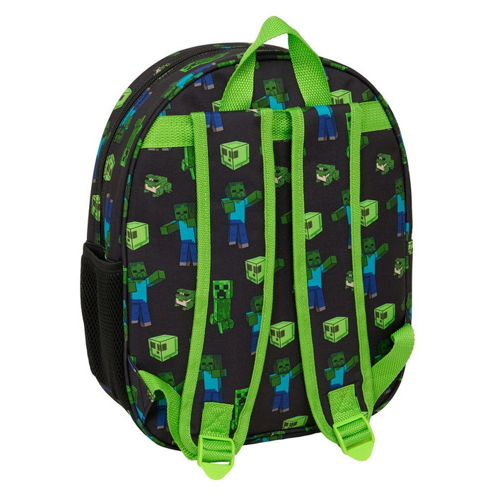 SAFTA Mochila 3D Minecraft 33cm SAFTA Mochila 3D Minecraft 33cm