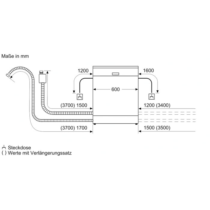 Siemens SN63EX22AE iQ300 Lavavajillas Integrable Acero Inoxidable 60 cm