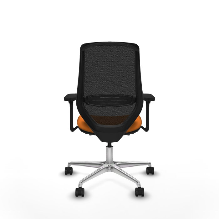PIQUERAS Y CRESPO Silla de oficina Mardos con mecanismo Sincro/Traslack, Naranja y Negro PIQUERAS Y CRESPO Silla de oficina Mardos con mecanismo Sincro/Traslack, Naranja y Negro