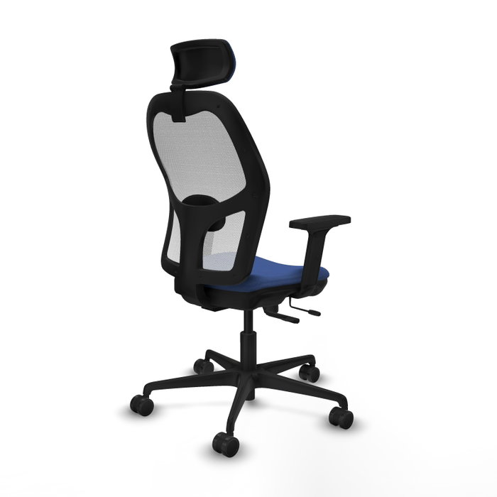 PIQUERAS Y CRESPO Silla de oficina Jorquera Sincro/Traslack Azul marino y Blanco