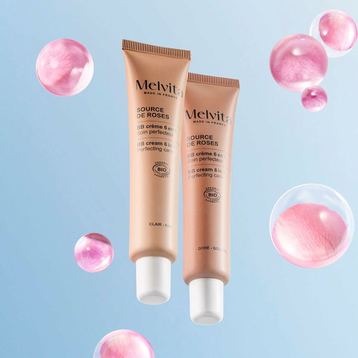 Melvita Source de Roses BB Cream Crema Tratamiento 6 en 1 Dore Melvita Source de Roses BB Cream Crema Tratamiento 6 en 1 Dore