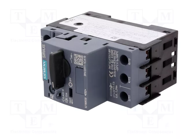 Siemens 3RV20111CA10 Motorschutzschalter S00 1,8-2,5A Class10