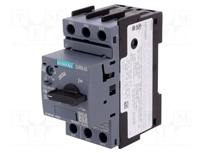Siemens 3RV20111CA10 Motorschutzschalter S00 1,8-2,5A Class10