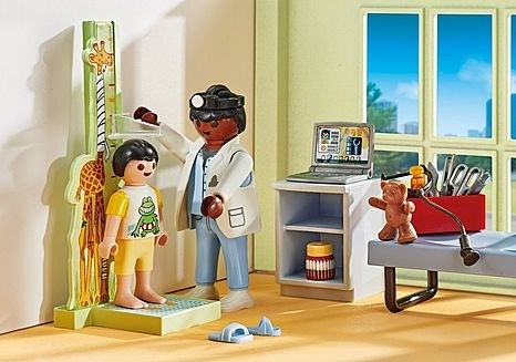 Playmobil Action Pediatra con osito de peluche. Playmobil Action Pediatra con osito de peluche.