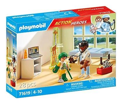 Playmobil Action Pediatra con osito de peluche. Playmobil Action Pediatra con osito de peluche.