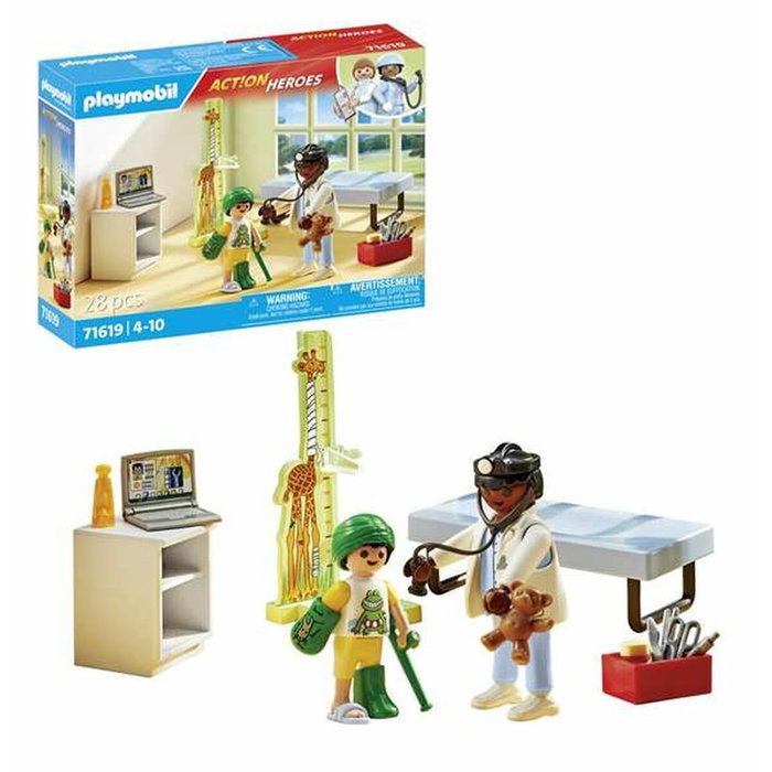 Playmobil Action Pediatra con osito de peluche. Playmobil Action Pediatra con osito de peluche.