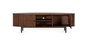 GINER Y COLOMER Mueble TV 2 Puertas en Madera de Acacia Cerezo