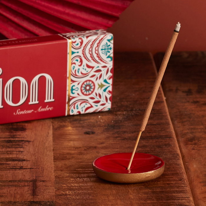 40 Barras Incienso Y Soporte Home Deco Factory