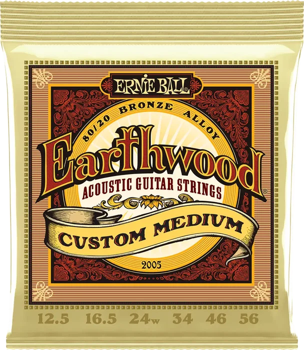 Ernieball Earthwood 80/20 Bronze Medium Cuerdas Guitarra Acústica Calibre 12.5-56 Ernieball Earthwood 80/20 Bronze Medium Cuerdas Guitarra Acústica Calibre 12.5-56