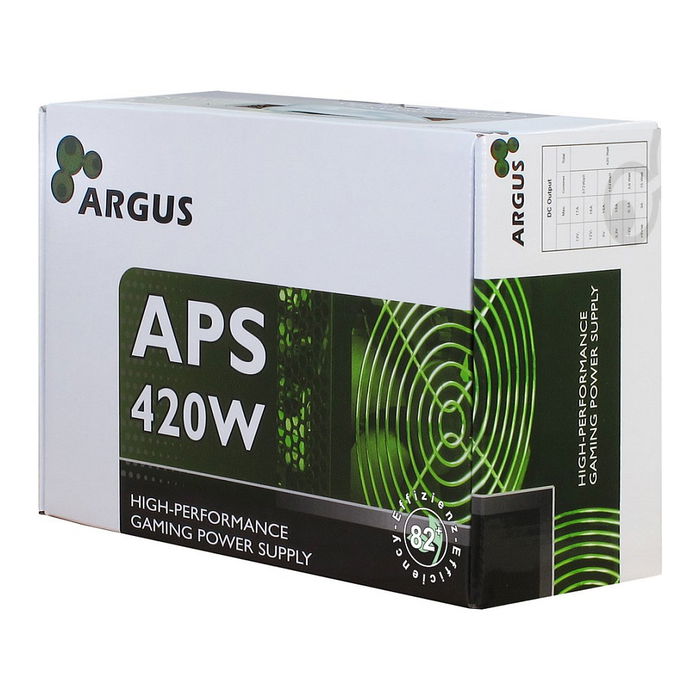 Inter-Tech Argus APS-420W Fuente de Alimentación ATX 420W No Modular Color Negro Versión ATX 2.31