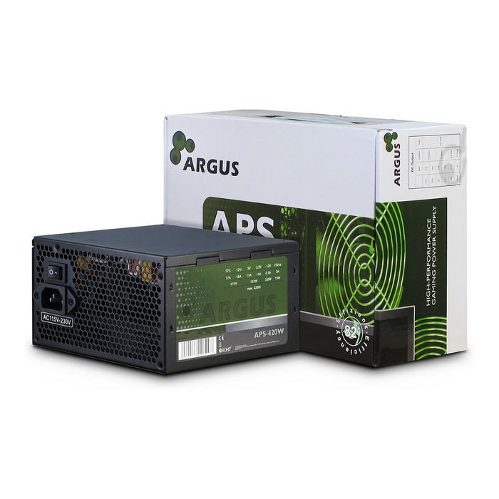 Inter-Tech Argus APS-420W Fuente de Alimentación ATX 420W No Modular Color Negro Versión ATX 2.31