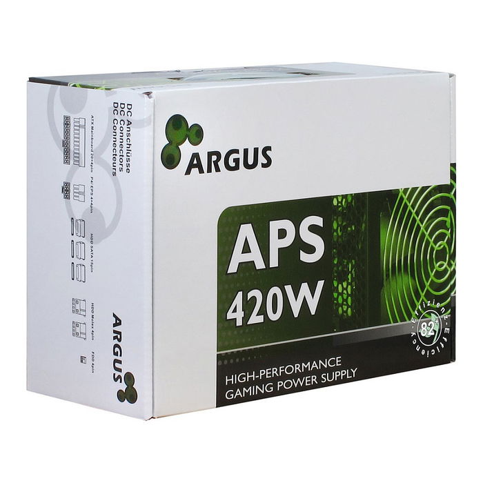 Inter-Tech Argus APS-420W Fuente de Alimentación ATX 420W No Modular Color Negro Versión ATX 2.31
