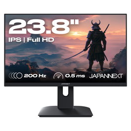 JAPANNEXT JN-I238FHD200F Monitor Gaming IPS Full HD 23.8" (60,5 cm), 200 Hz, 0.5 ms, FreeSync, Negro