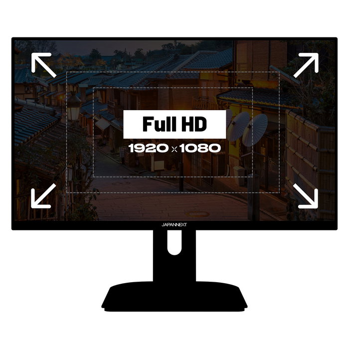 JAPANNEXT JN-I238FHD200F Monitor Gaming IPS Full HD 23.8" (60,5 cm), 200 Hz, 0.5 ms, FreeSync, Negro