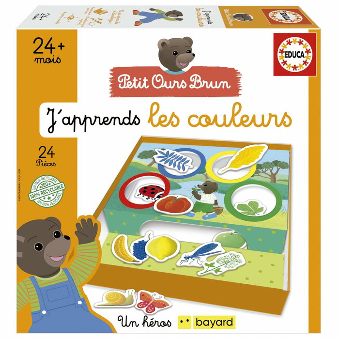 Educa Juego de aprendizaje Aprendo Colores - Osito pardo Educa Juego de aprendizaje Aprendo Colores - Osito pardo