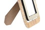 DKD Home Decor Marco de Fotos 10x15 Madera y Fibra Natural