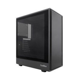 Coolbox GA700 DarkSide Caja Semitorre ATX Negra Cristal Templado USB-C S/Fuente