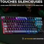 The G-Lab THE3760162055443 Teclado para Juegos RGB TKL Negro y Gris