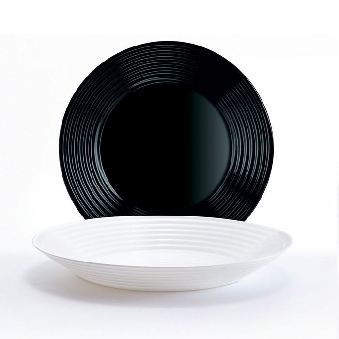 Vajilla Vidrio Harena N&B Luminarc 18 Piezas - 6 Personas