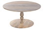 DKD Home Decor Mesa Redonda Comedor Romantico Marron 120 x 76 x 120 cm