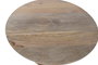 DKD Home Decor Mesa Redonda Comedor Romantico Marron 120 x 76 x 120 cm