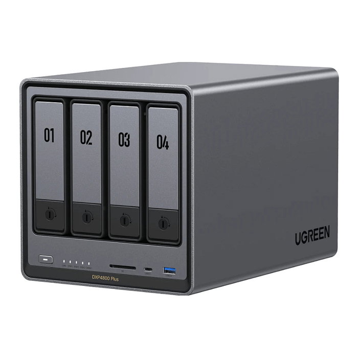 UGREEN DXP4800 Plus NAS de 4 bahías, Intel Pentium 8505, 8 GB RAM UGREEN DXP4800 Plus NAS de 4 bahías, Intel Pentium 8505, 8 GB RAM