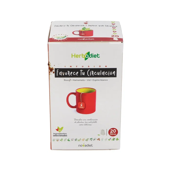 NOVADIET Herbodiet Favorece Tu Circulación 20 bolsitas filtro de 1,5 g NOVADIET Herbodiet Favorece Tu Circulación 20 bolsitas filtro de 1,5 g