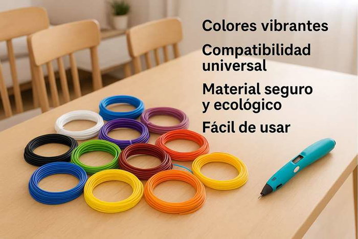Jugatoys - pequeñ@sartistas Recambios para Bolígrafo 3D, 15 colores