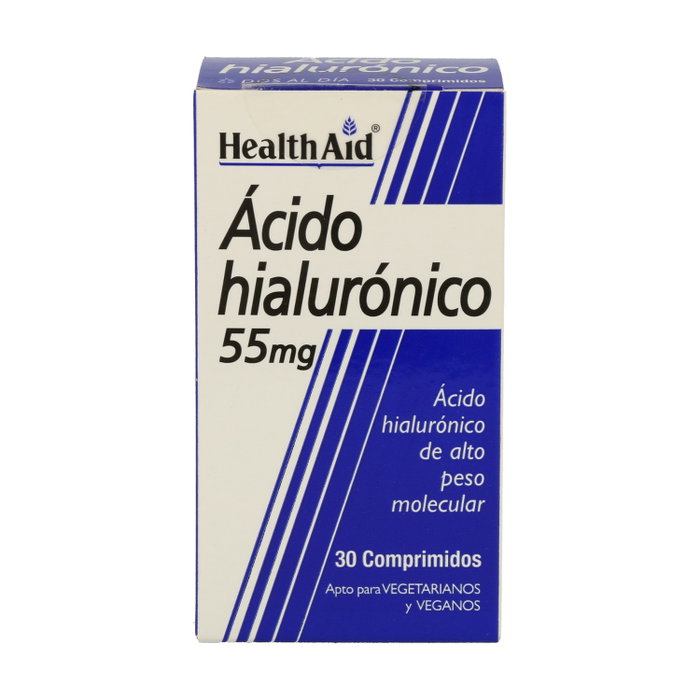Health Aid Ácido Hialurónico 55mg 30 comprimidos Health Aid Ácido Hialurónico 55mg 30 comprimidos