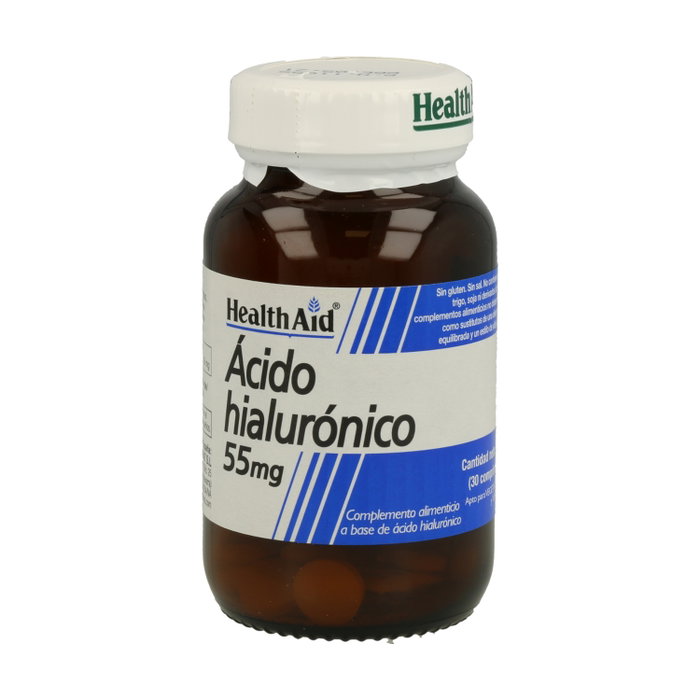 Health Aid Ácido Hialurónico 55mg 30 comprimidos Health Aid Ácido Hialurónico 55mg 30 comprimidos