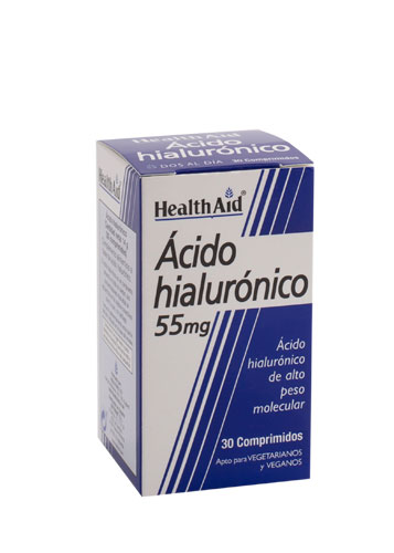 HEALTH AID Ácido Hialurónico 55 mg, 30 comprimidos