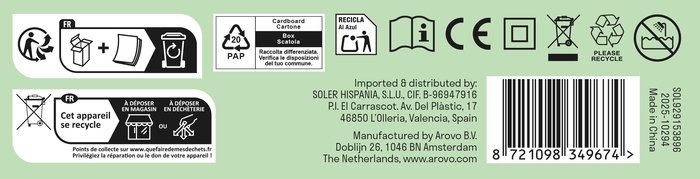 Inde Plancha Pelo "Emily In Paris" - 30,5 cm x 3 cm x 3,5 cm (6 Unidades)