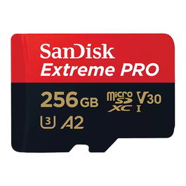 Sandisk Extreme PRO MicroSDXC 256GB SDCZ256G 200MB/s con Adaptador SD