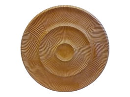 DKD Home Decor Decoración de Pared MDF Círculos 3D Natural 120x120x3,4 cm