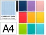Liderpapel Cuaderno espiral Witty A4 tapa dura 80h 90gr milimetrado 2mm colores surtidos