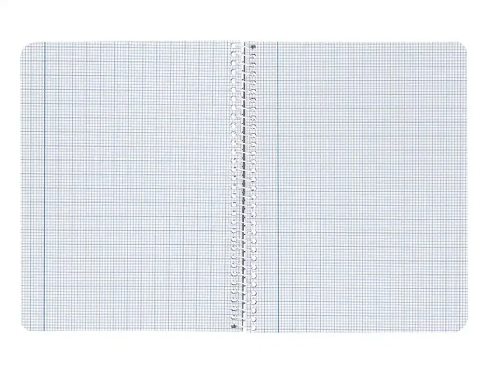 Liderpapel Cuaderno espiral Witty A4 tapa dura 80h 90gr milimetrado 2mm colores surtidos