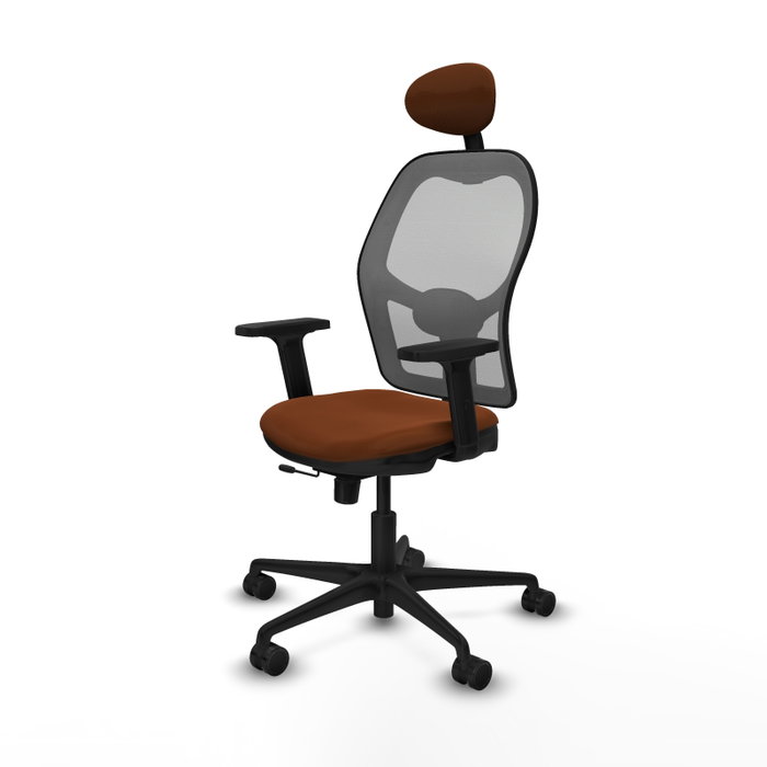 PIQUERAS Y CRESPO Silla de oficina Jorquera Marrón y Gris PIQUERAS Y CRESPO Silla de oficina Jorquera Marrón y Gris