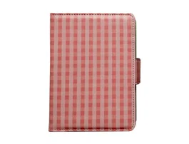 Funda para eBook Wondee Layla Cuadros Rosa 170x200x130 mm