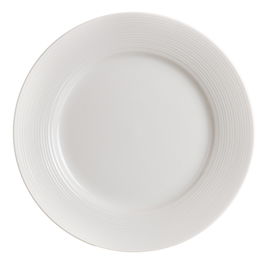 Plato Llano Blanco Porcelana Cocina 26 X 26 cm