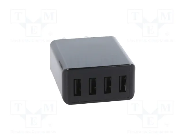 GOOBAY Cargador USB de 30W con 4 Puertos