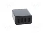 GOOBAY Cargador USB de 30W con 4 Puertos