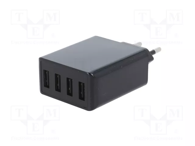 GOOBAY Cargador USB de 30W con 4 Puertos