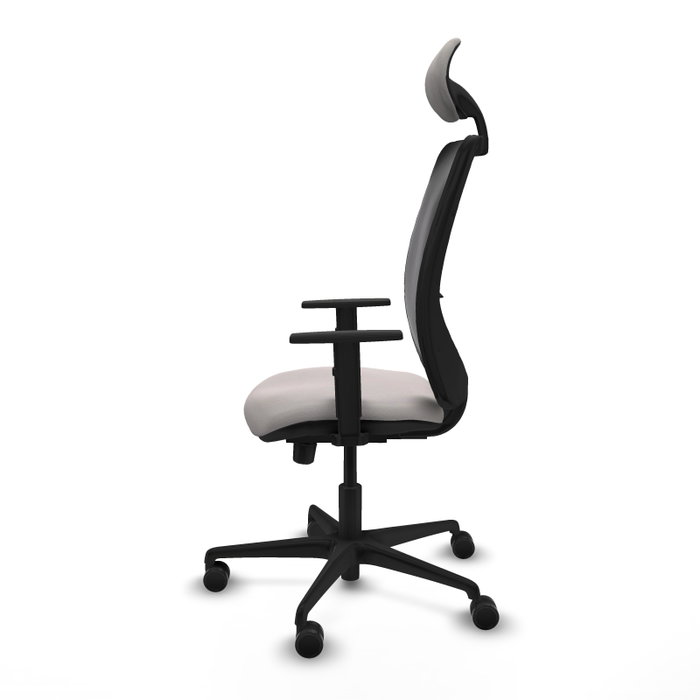 PIQUERAS Y CRESPO Silla de oficina Zulema con mecanismo Sincro/Traslack Blanco/Negro PIQUERAS Y CRESPO Silla de oficina Zulema con mecanismo Sincro/Traslack Blanco/Negro