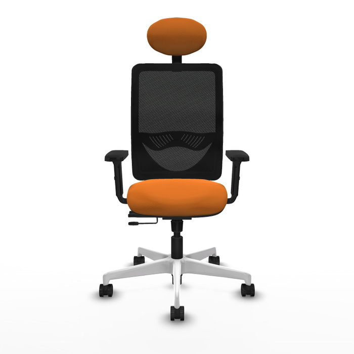 PIQUERAS Y CRESPO Silla de oficina Zulema Naranja y Negro PIQUERAS Y CRESPO Silla de oficina Zulema Naranja y Negro