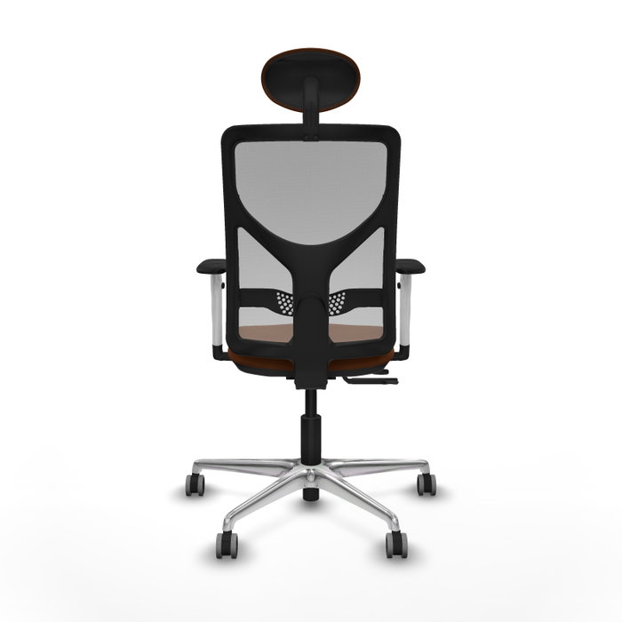 PIQUERAS Y CRESPO Silla de oficina Motilla con mecanismo Sincro/Traslack Marrón y Gris PIQUERAS Y CRESPO Silla de oficina Motilla con mecanismo Sincro/Traslack Marrón y Gris