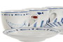 DKD Home Decor Set de Taza y Platillo Finisterre Surtido de Colores