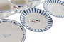 DKD Home Decor Set de Taza y Platillo Finisterre Surtido de Colores