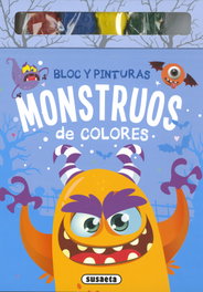 SUSAETA EDICIONES Monstruos - BLOC Y PINTURAS