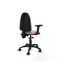 PIQUERAS Y CRESPO Silla de oficina Aýna Rosa con brazos 2D
