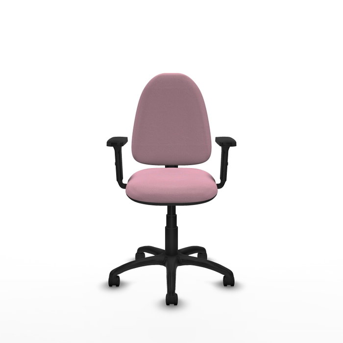 PIQUERAS Y CRESPO Silla de oficina Aýna Rosa con brazos 2D